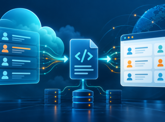 SharePoint Online and Microsoft 365 data flowing into a public employee directory