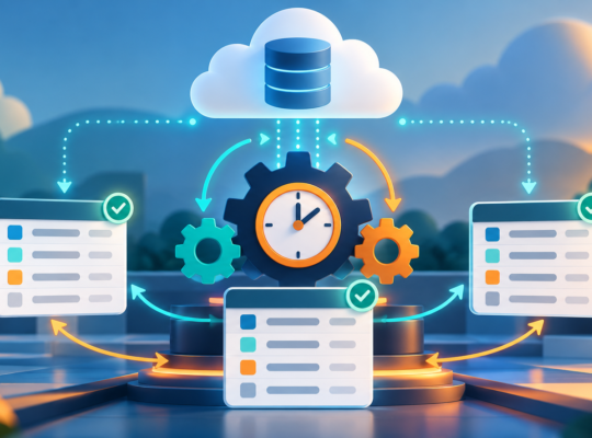Automated SharePoint workflow processing repeatable scheduled data updates